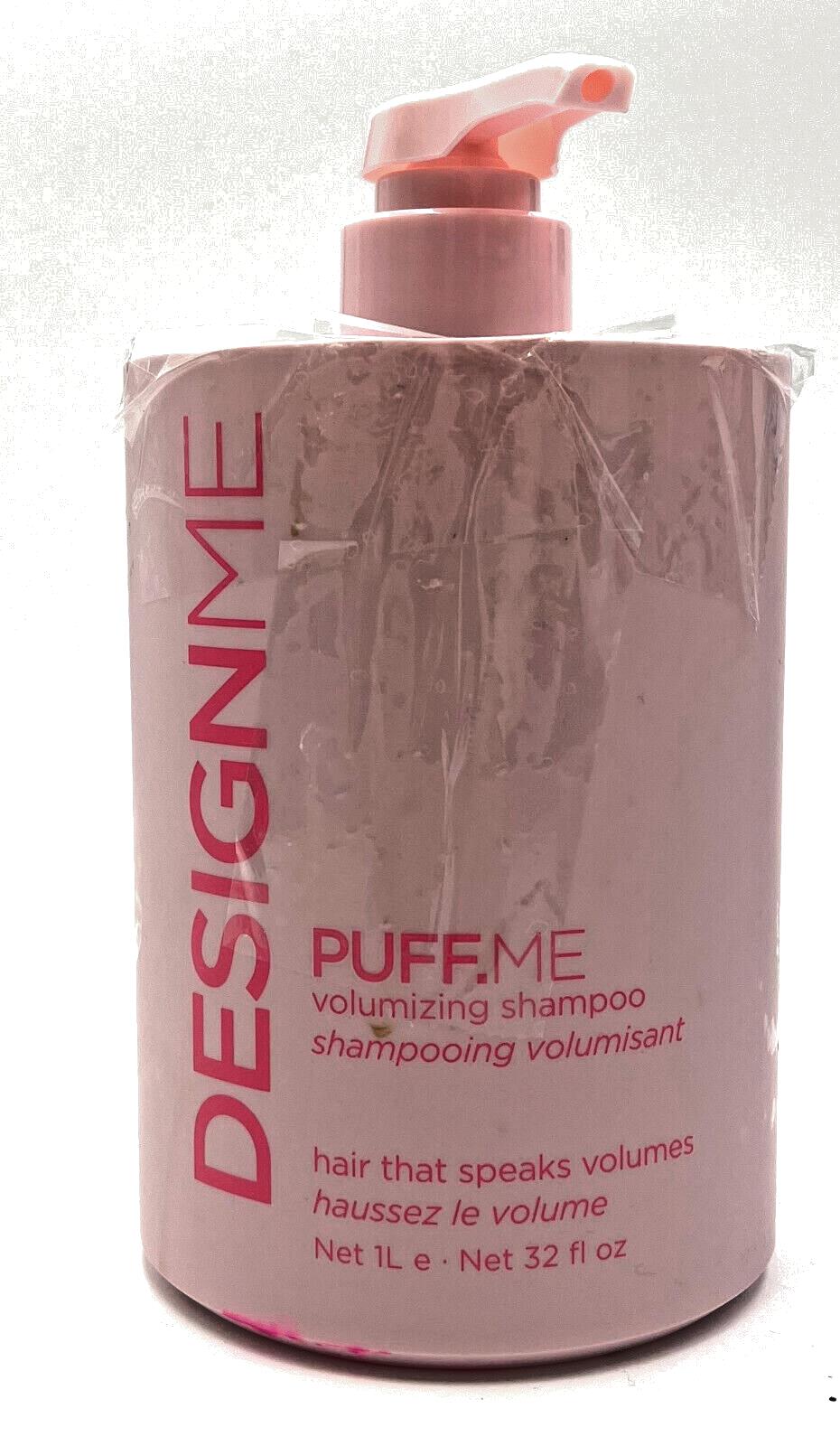 DesignMe Puff.Me Volumizing Shampoo 32 oz-Bottle Cracked