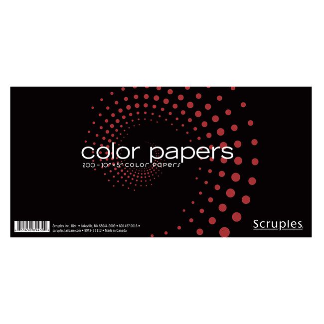 Scruples Color Papers 200 10"X5"