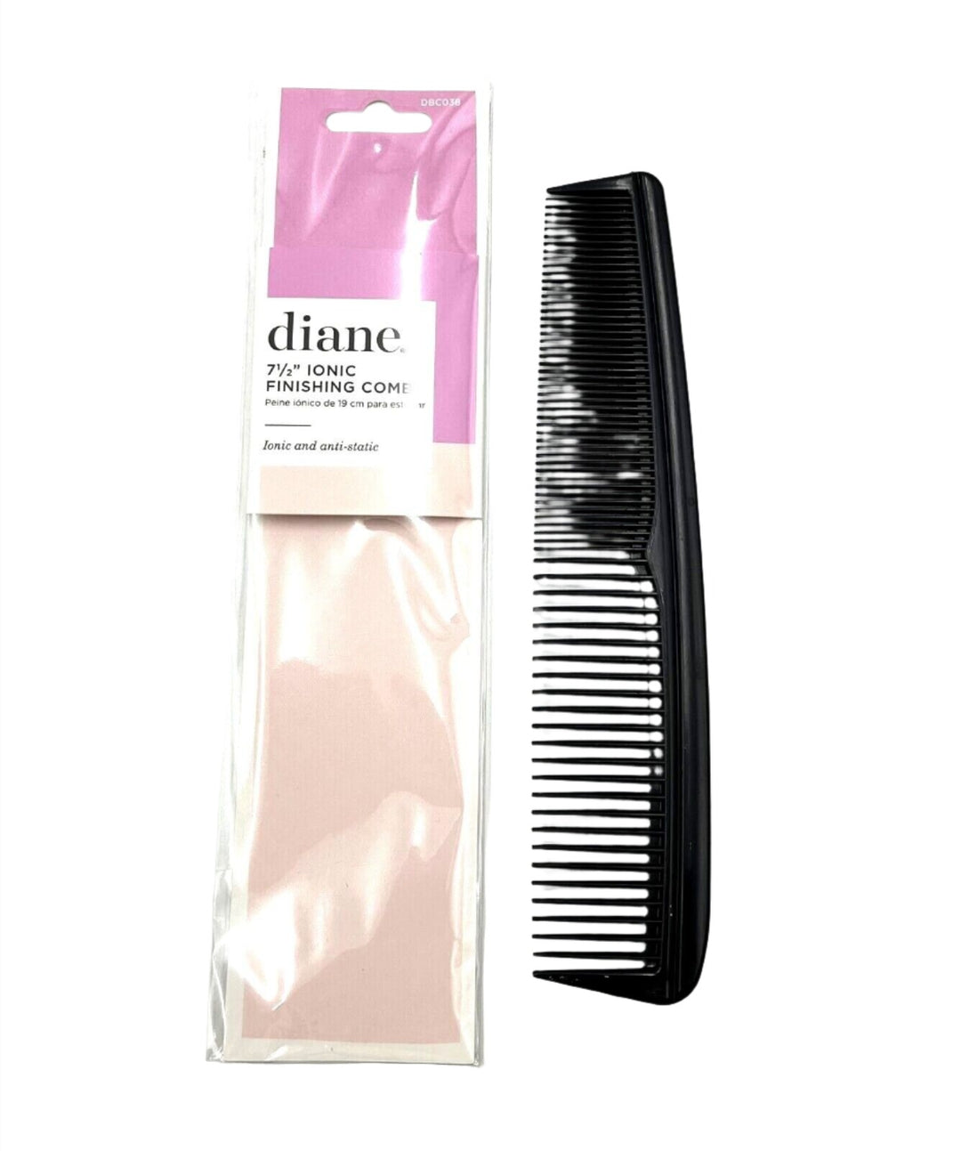 Diane 7 1/2" Ionic Finishing Comb