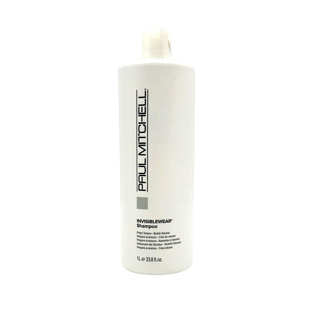 Paul Mitchell InvisibleWear Shampoo Preps Texture-Builds Volume 33.8 oz