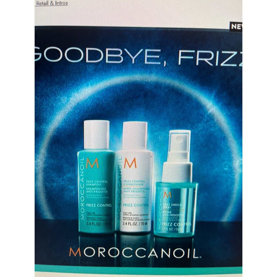 Moroccanoil Frizz Control Discovery Kit(Shampoo/Conditioner/Spray)