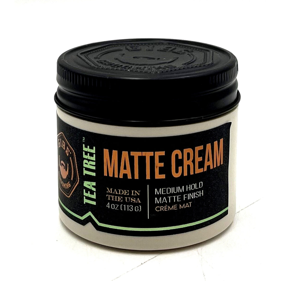 GIBS Tea Tree Matte Cream High Hold Matte Finish 4 oz