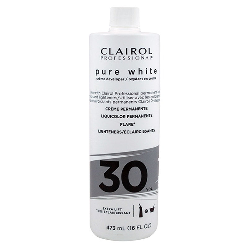 Clairol Pure White 30 Volume, 16 oz-3 Pack