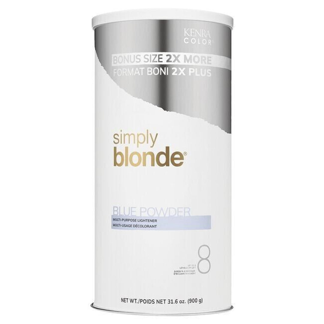 Kenra Simply Blonde Bonus Size Blue Powder Multi Purpose Lightener 31.6 oz