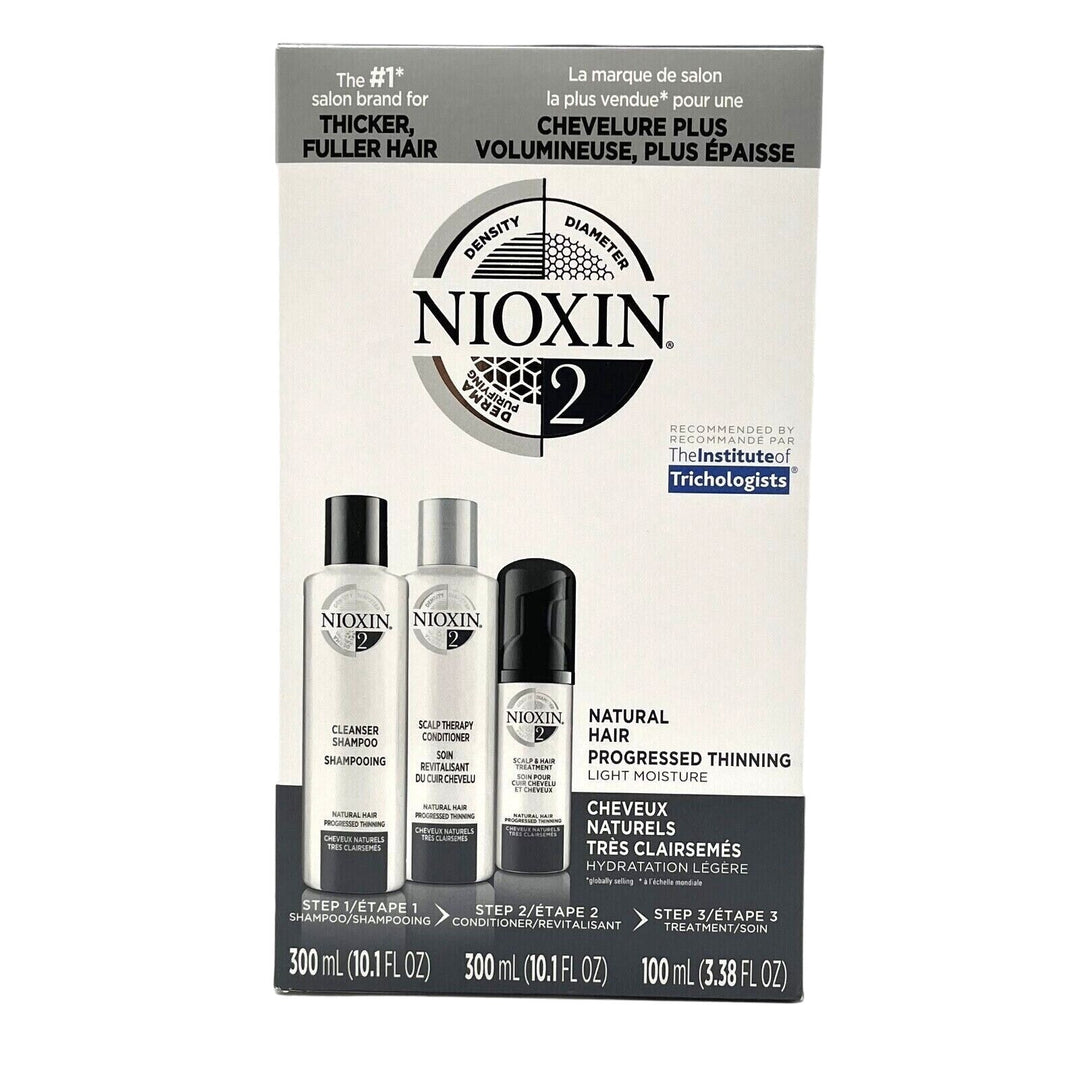 Nioxin System 2 Natural Hair Progressed Thinning Light Moisture Kit