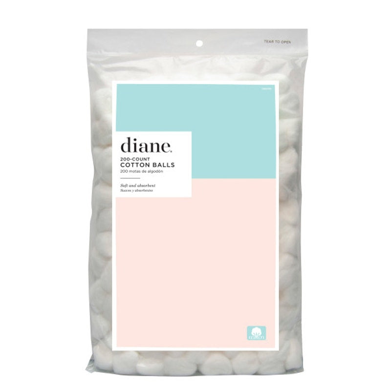 Diane Cotton Balls, 200 Pack