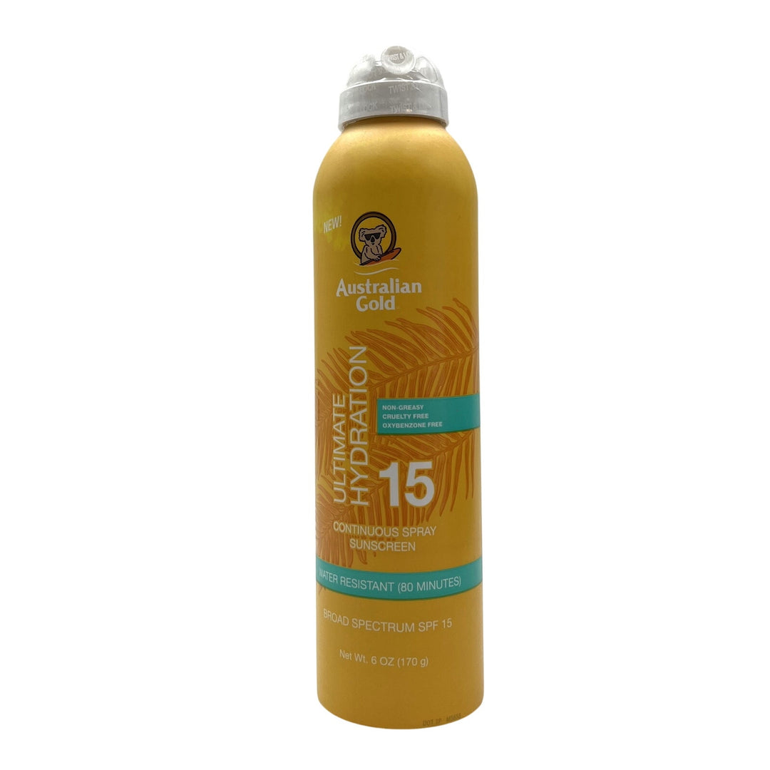 Australian Gold Ultimate Hydration Non Greasy Spray Sunscreen 15 6 oz