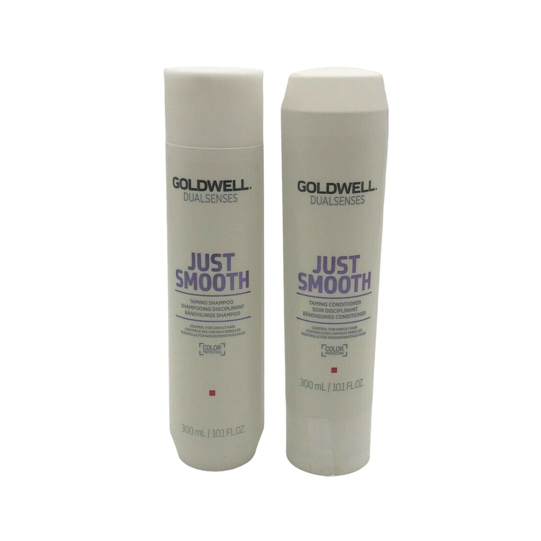 Goldwell Dualsenses Just Smooth Taming Shampoo & Conditioner 10.1 oz Duo