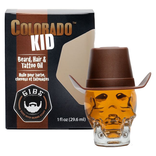 GIBS Colorado Kid Beard, Hair &amp; Tattoo Oil 1 oz