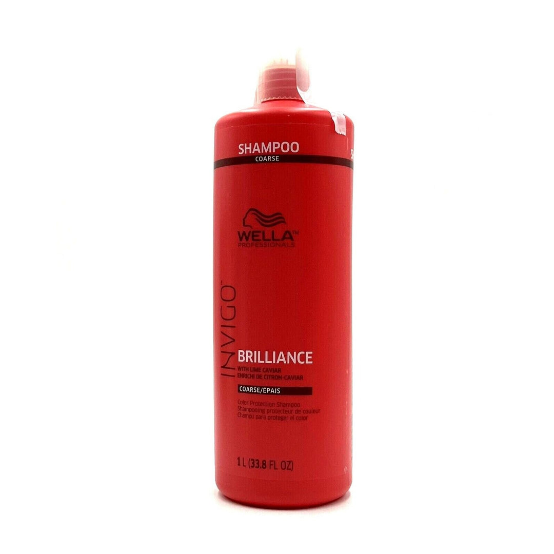 Wella Invigo Brilliance Color Protection Shampoo Coarse Hair 33.8 oz