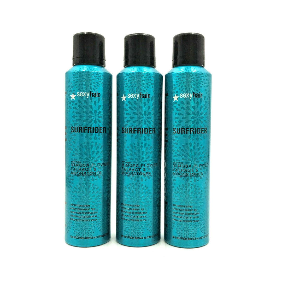 SexyHair Surfrider Mimosa Flower Extract & Moonstones Dry Texture Spray8oz-3 Pck