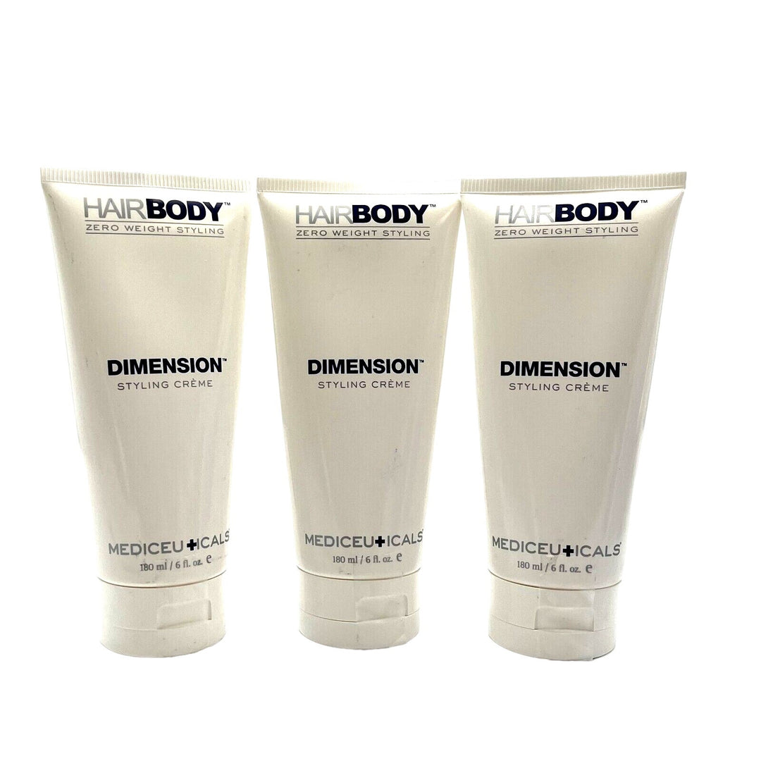 Mediceuticals HairBody Dimension Styling Creme-3 Pack