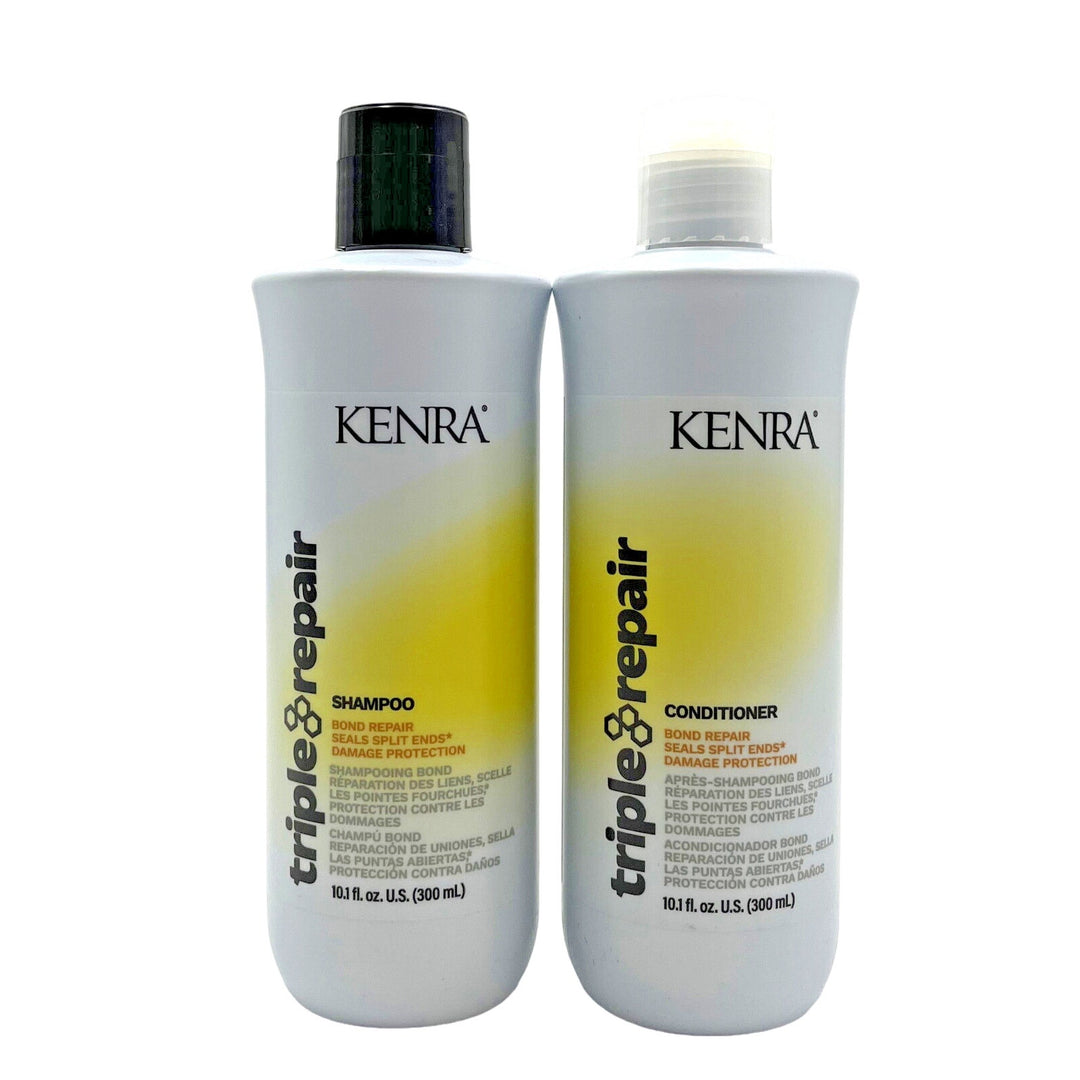 Kenra Triple Repair Shampoo & Conditioner For Bond Repair 10.1 oz Duo