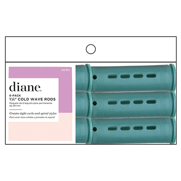 Diane Jumbo Cold Wave Perm Rods, 6 Pack-Choose Yours
