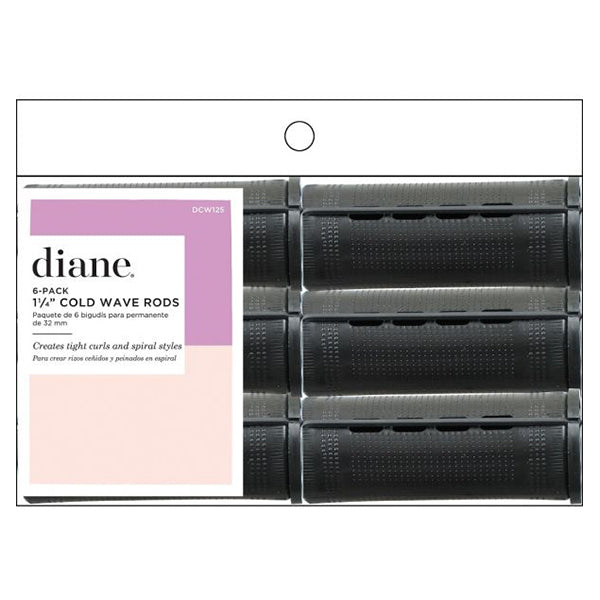 Diane Jumbo Cold Wave Perm Rods, 6 Pack-Choose Yours