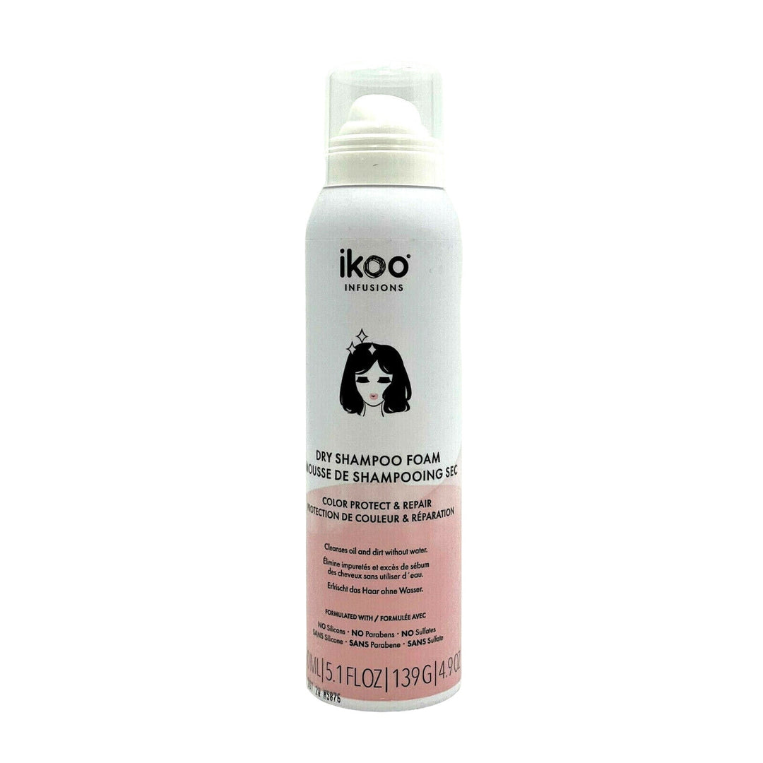 Ikoo Infusions Dry Shampoo Foam Color Protect & Repair 5.1 oz