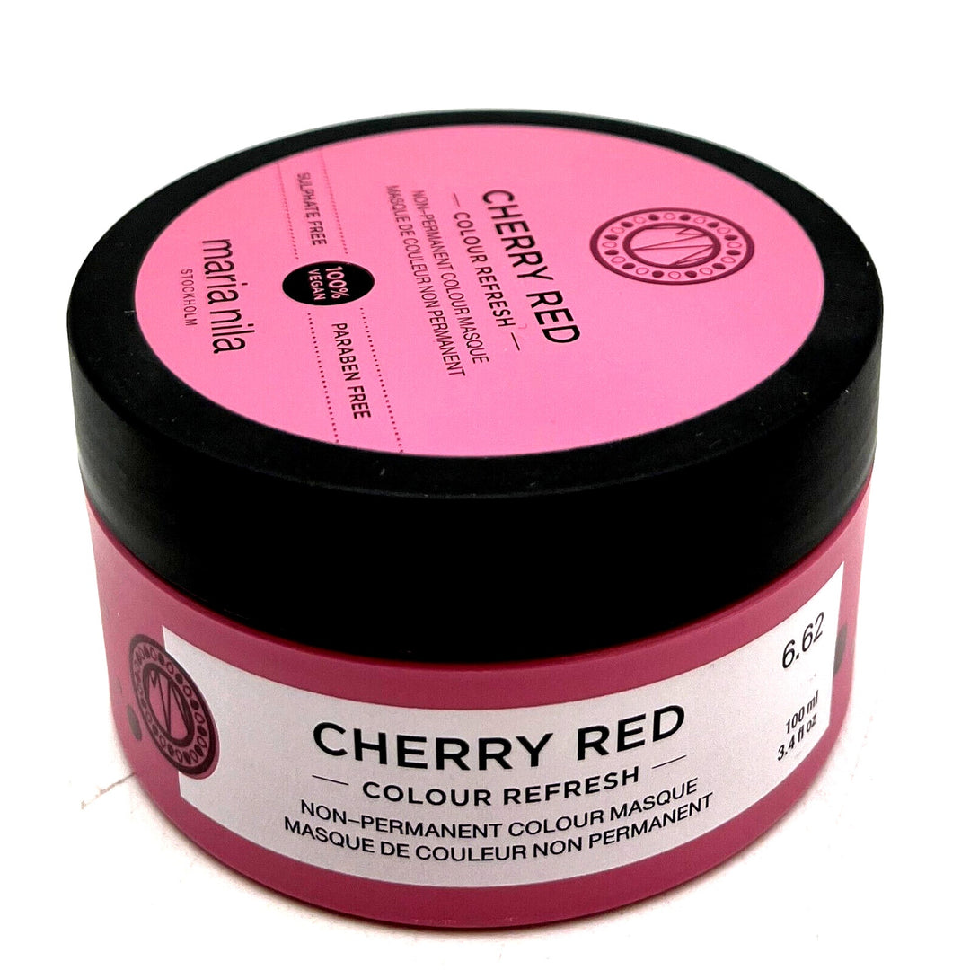 Maria Nila Cherry Red Colour Refresh Non-Permanent Colour Masque 3.4 oz