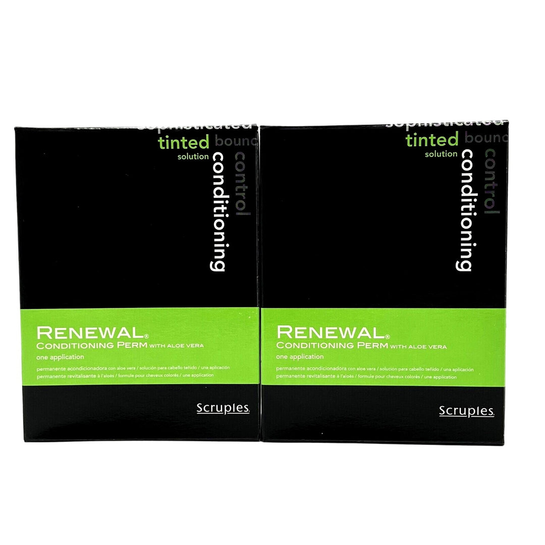 Scruples Renewal Conditioning Perm With Aloe Vera/Tinted-2 Pack