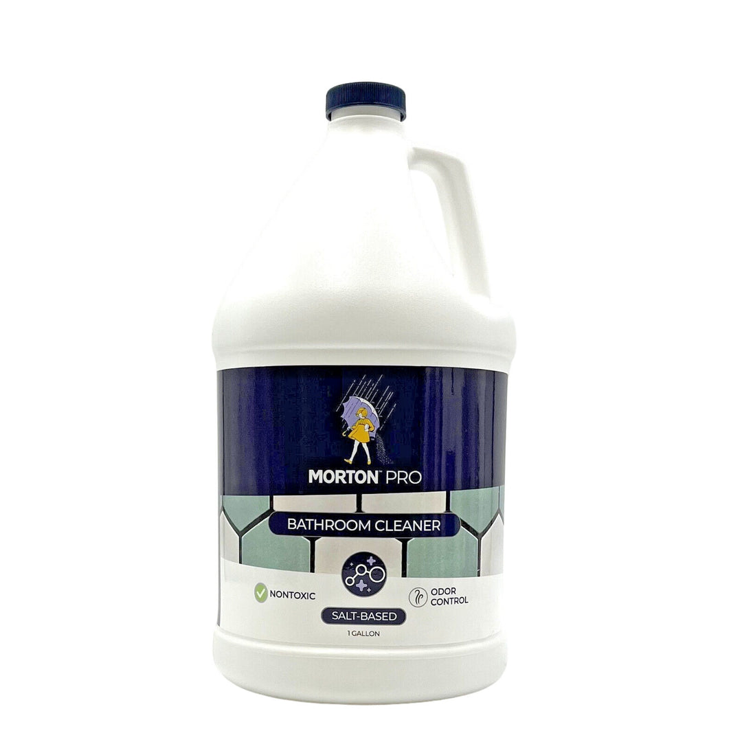 Morton Pro Salt-Based Bathroom Cleaner Nontoxic 1 Gallon