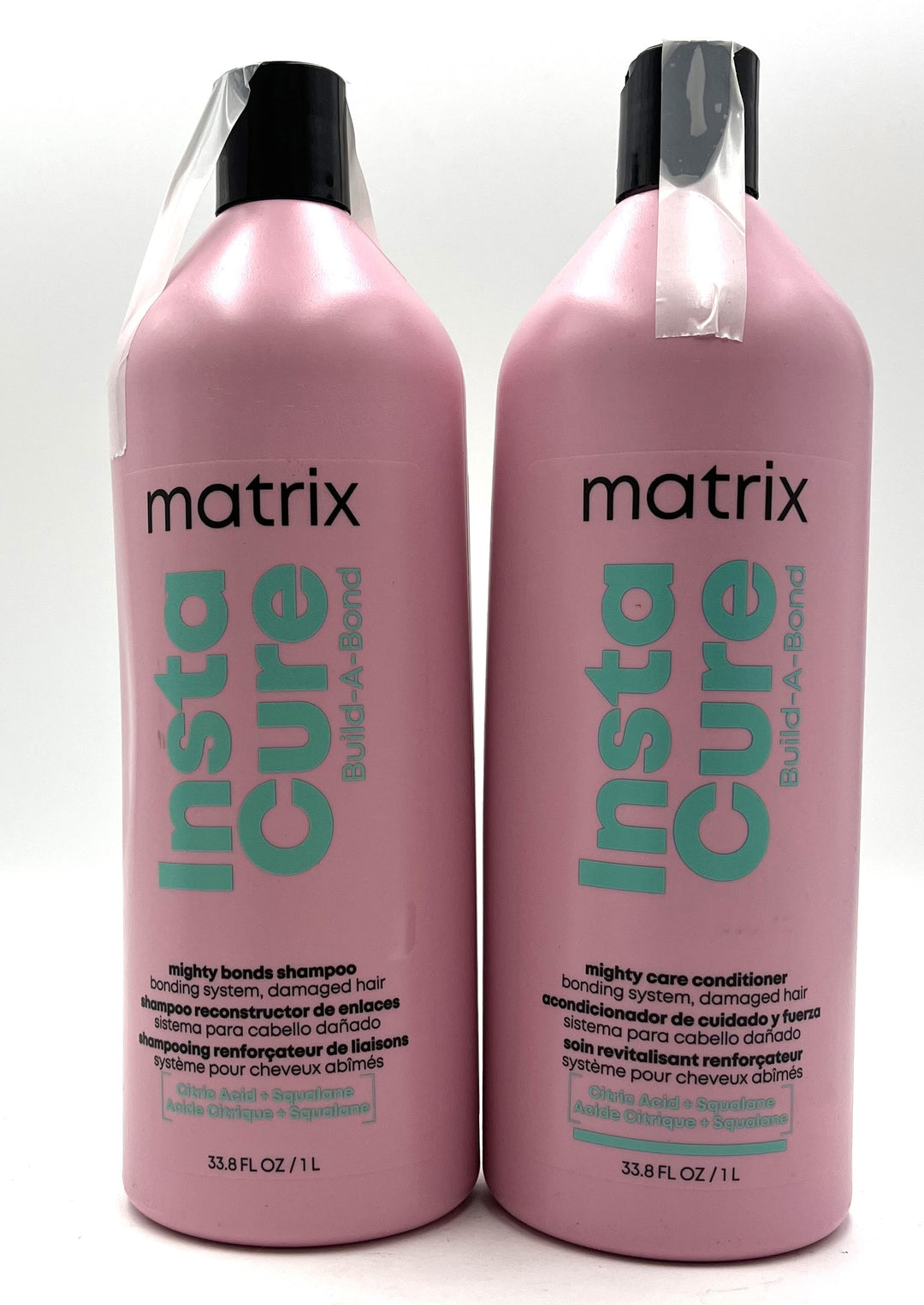 Matrix  Instacure Build-A-Bond Mighty Care Shampoo &  Conditioner 33.8 fl.oz