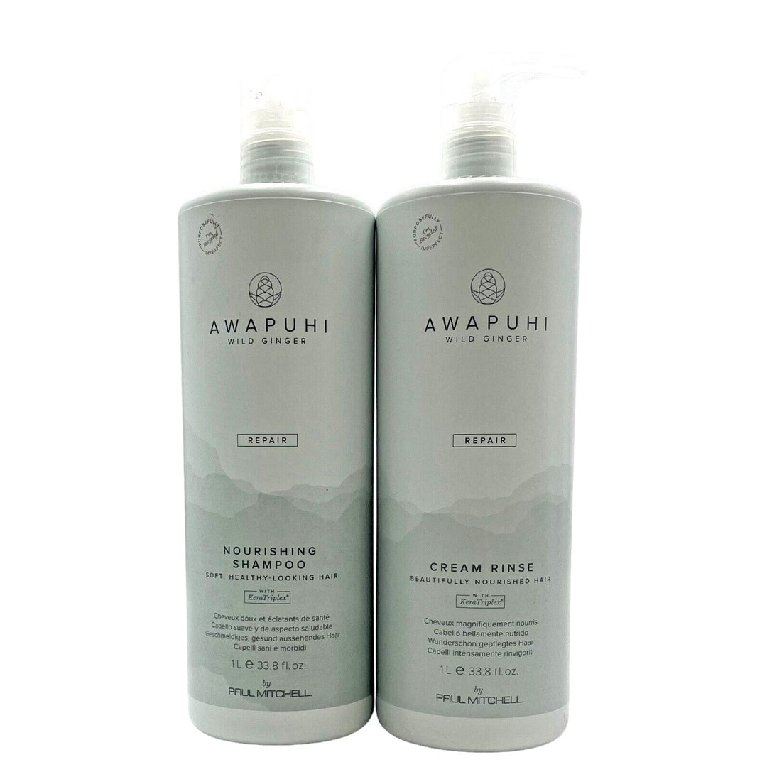 Paul Mitchell Awapuhi Repair Nourishing Shampoo & Cream Rinse 33.8 oz Duo