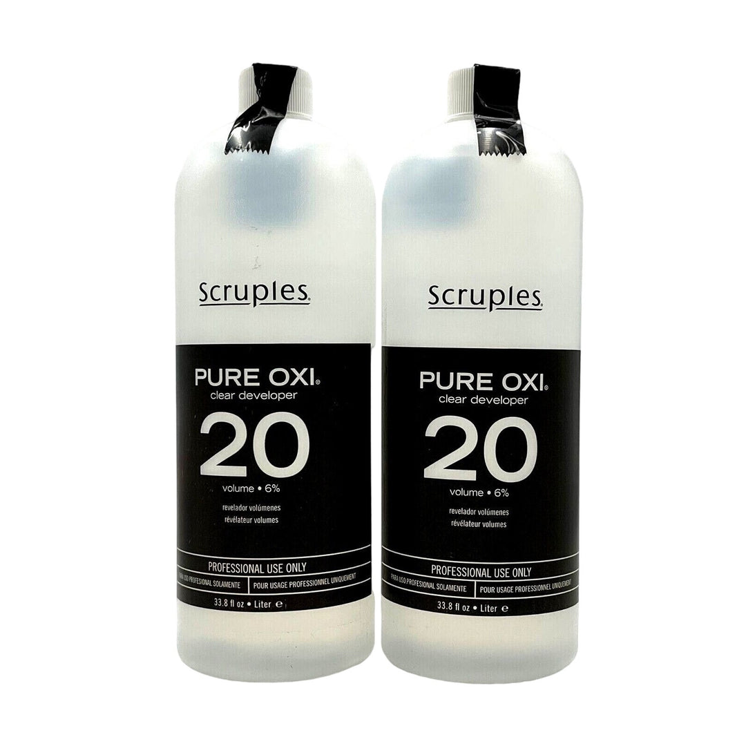 Scruples Pure Oxi Clear Developer 20 Volume 33.8 oz-2 Pack