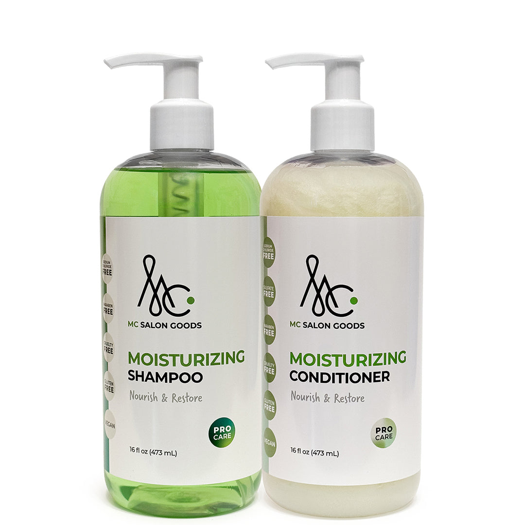 MC Salon Goods Moisturizing Shampoo &amp; Conditioner Combo, 16 oz
