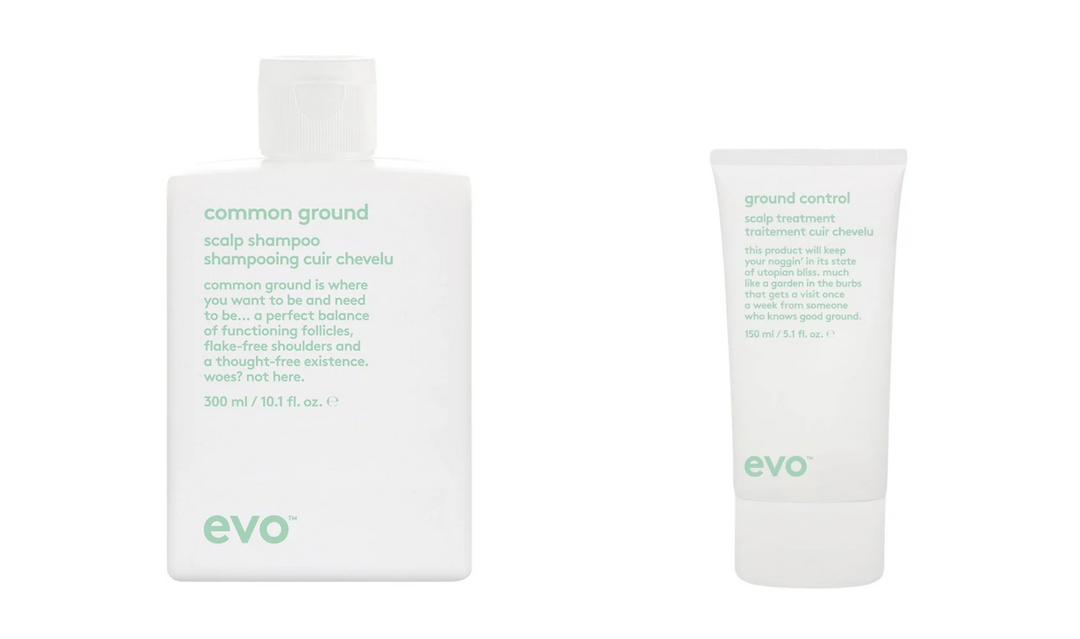 Evo Ground Scalp Shampoo 300ml (10.1oz) &amp; Conditioner 150ml (5.1oz) duo