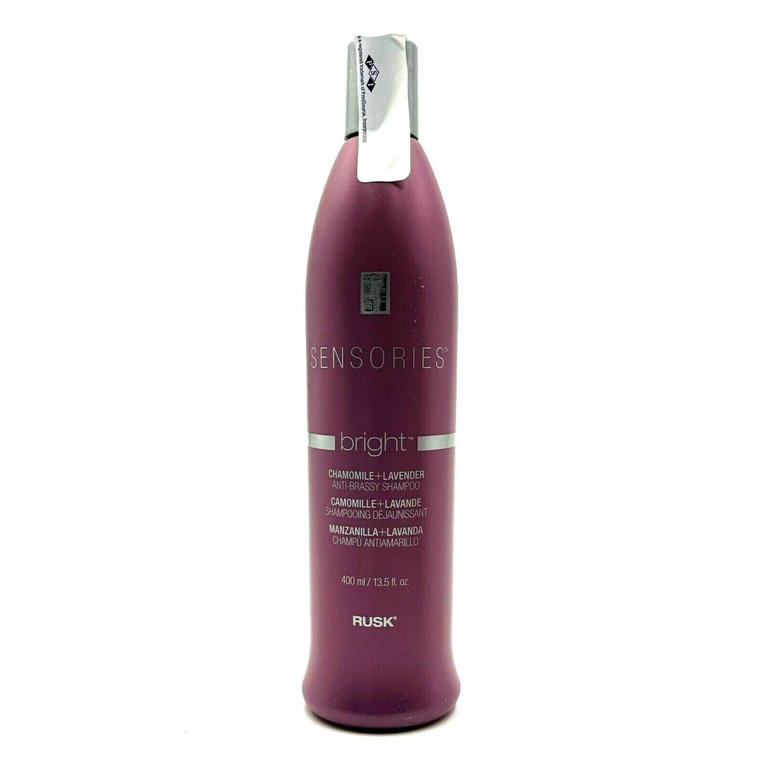 Rusk Sensories Bright Chamomile+Lavender Anti-Brassy Shampoo 13.5 oz