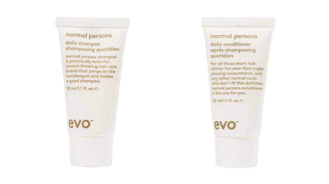 Evo Normal Persons Daily Shampoo &amp; Conditioner 30ml (1.1oz) duo