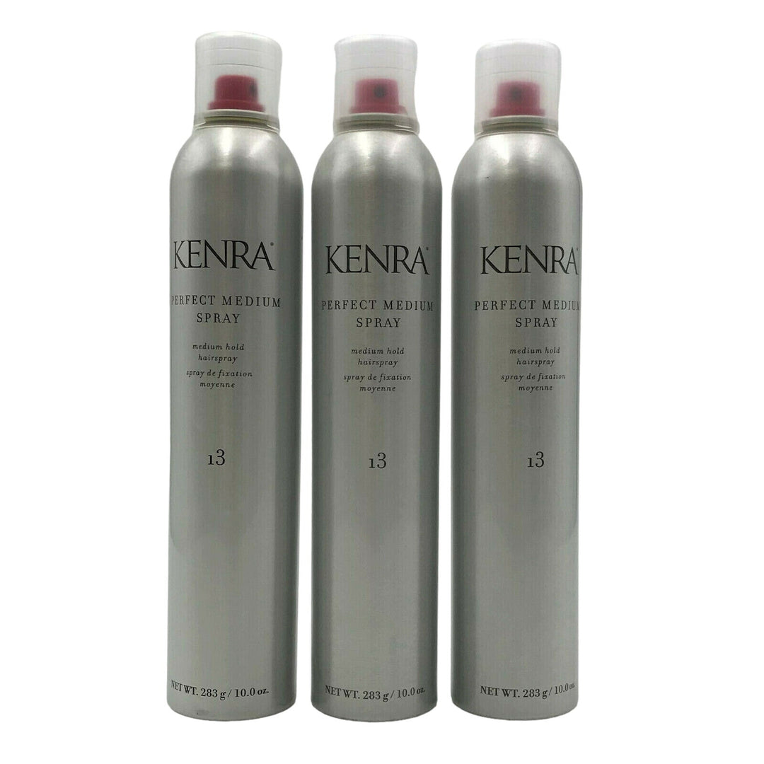 Kenra Perfect Medium Hold Hairpray #13 10 oz-Pack of 3