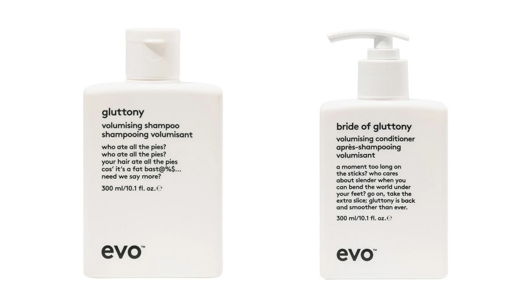 Evo Gluttony Volumising Shampoo &amp; Conditioner 300ml (10.1oz) duo