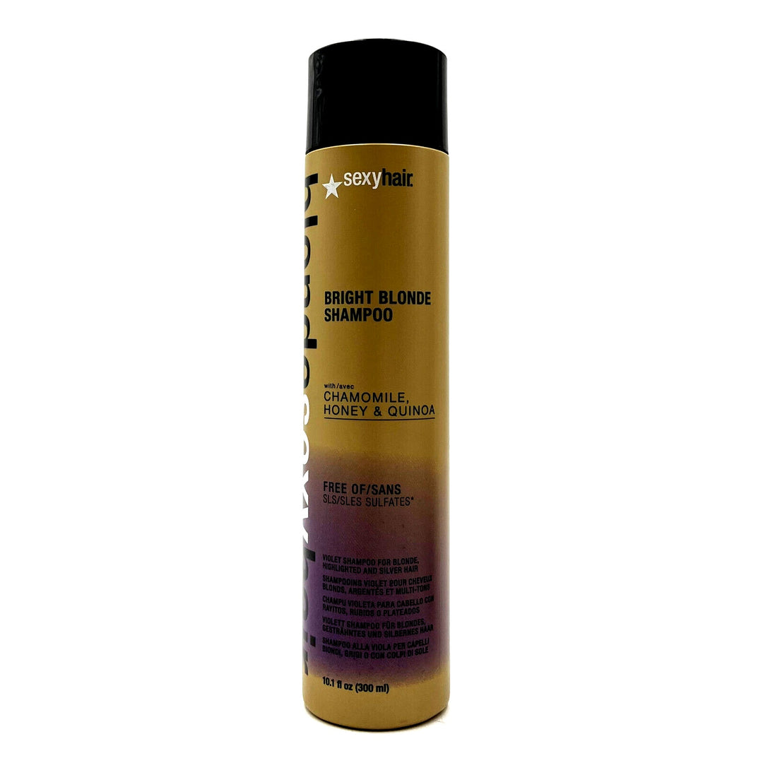 SexyHair Bright Blonde Shampoo Chamomile Hondy Quinoa 10.1 oz