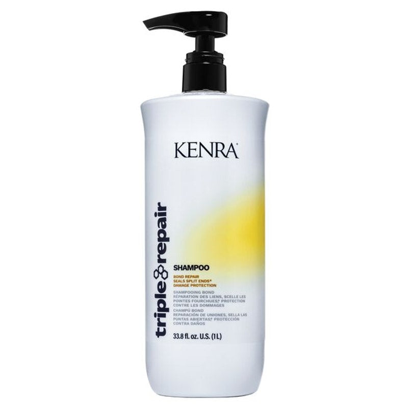 Kenra Triple Repair Shampoo Bond Repair Seals Split Ends 33.8 fl.oz