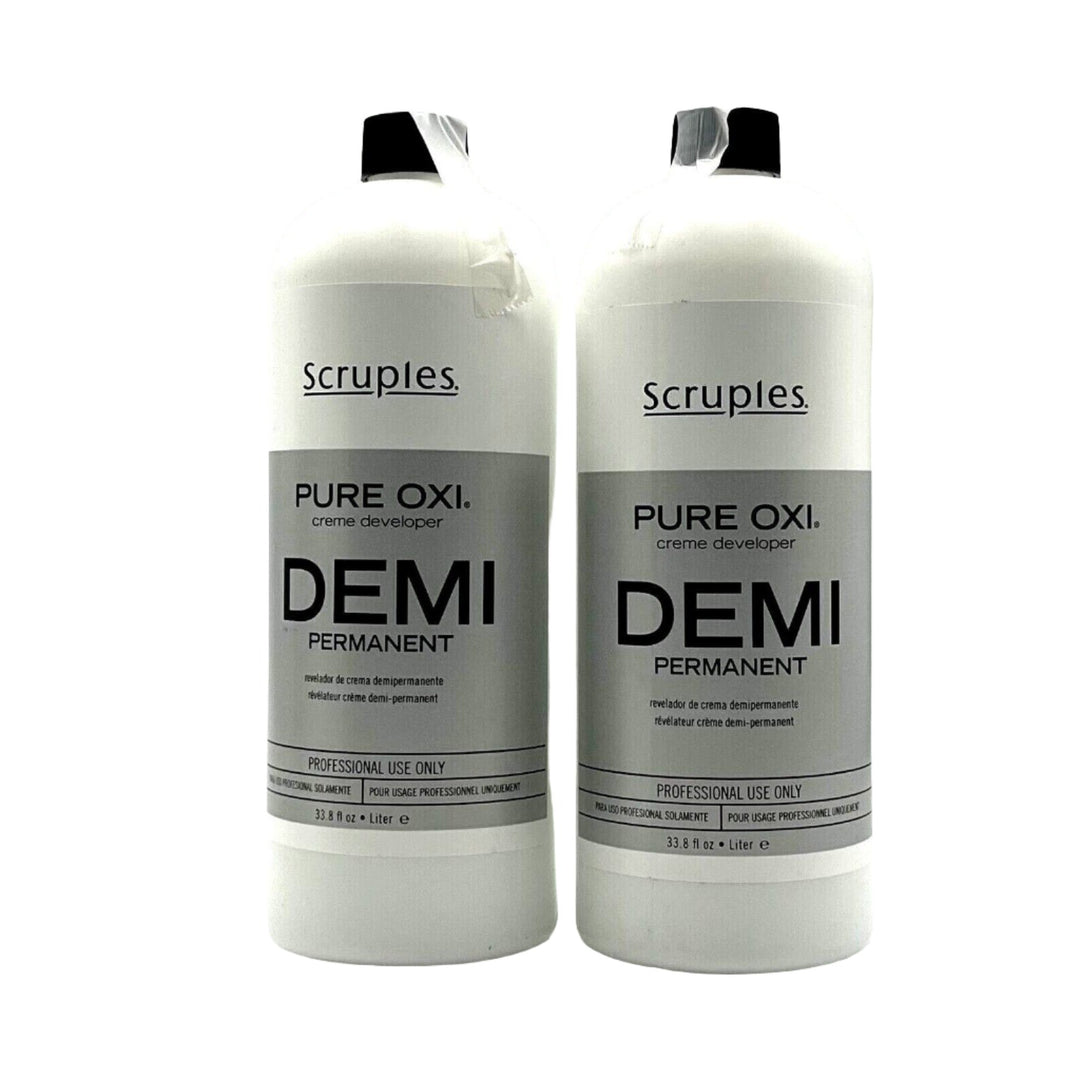 Scruples Pure Oxi Demi Permanent Creme Developer 33.8 oz-2 Pack