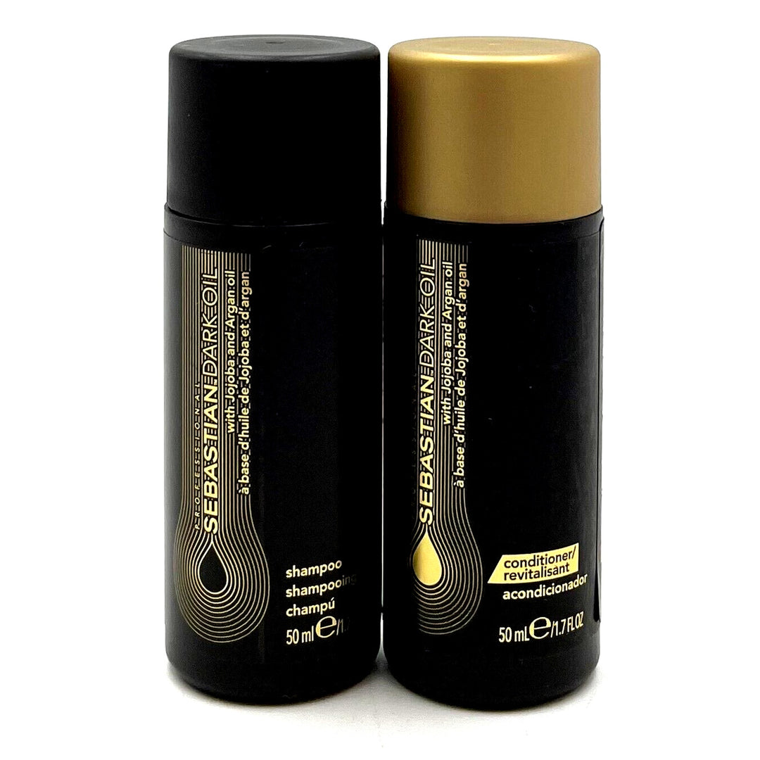 Sebastian Dark Oil Shampoo & Conditioner 1.7 oz Duo Travel Size