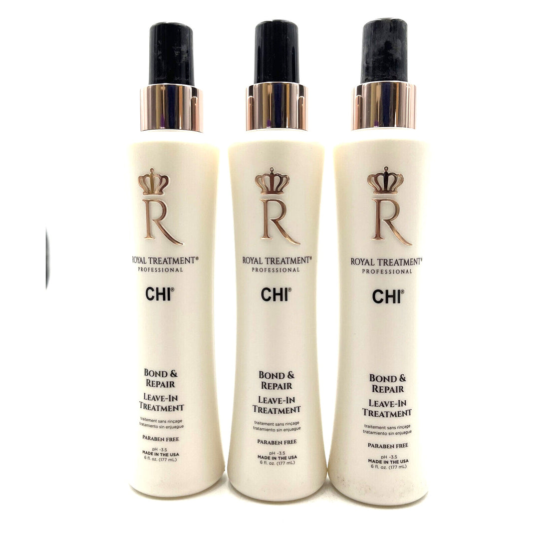 CHI Royal Treatment Bond Repair Leave In Treatment 6 oz-3 Pack