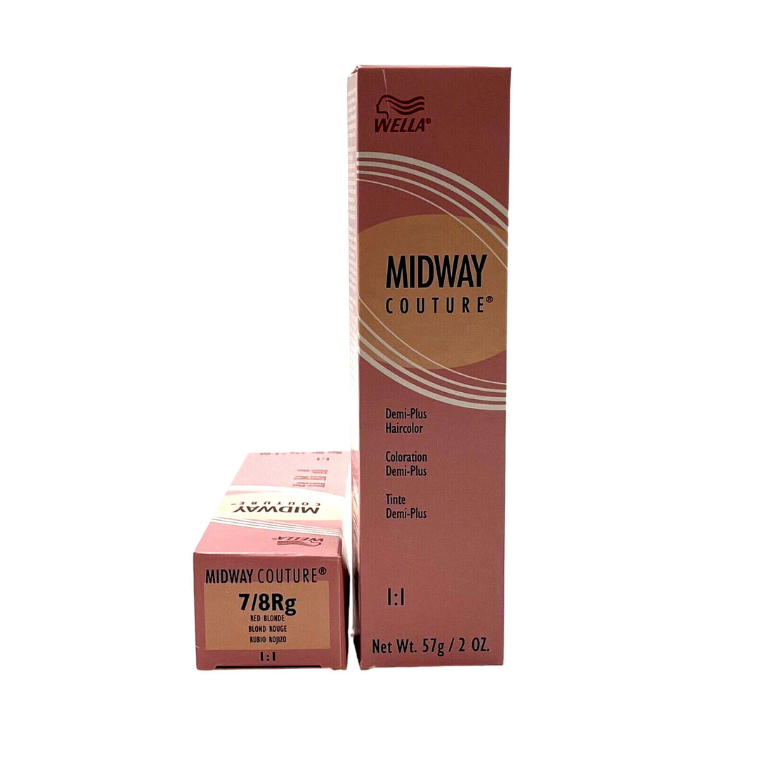 Wella Midway Couture Demi-Plus Haircolor 7/8Rg Red Blonde 2 oz