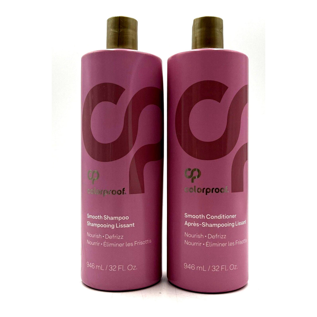 ColorProof Smooth Shampoo & Conditioner - Nourish & Defrizz 32 oz Duo