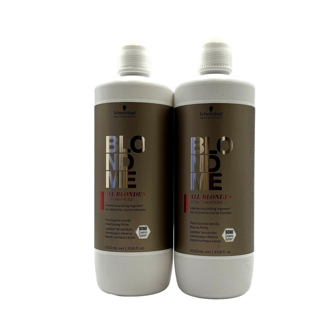 Schwarzkopf BlondMe All Blondes Rich Shampoo & Conditioner 33.8 oz Duo