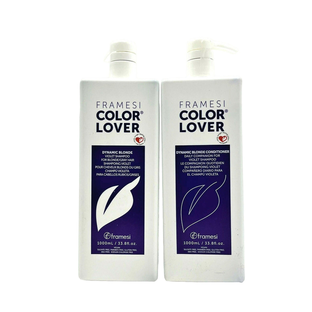 Framesi Color Lover Dynamic Blonde Shampoo & Conditioner 33.8 oz Duo