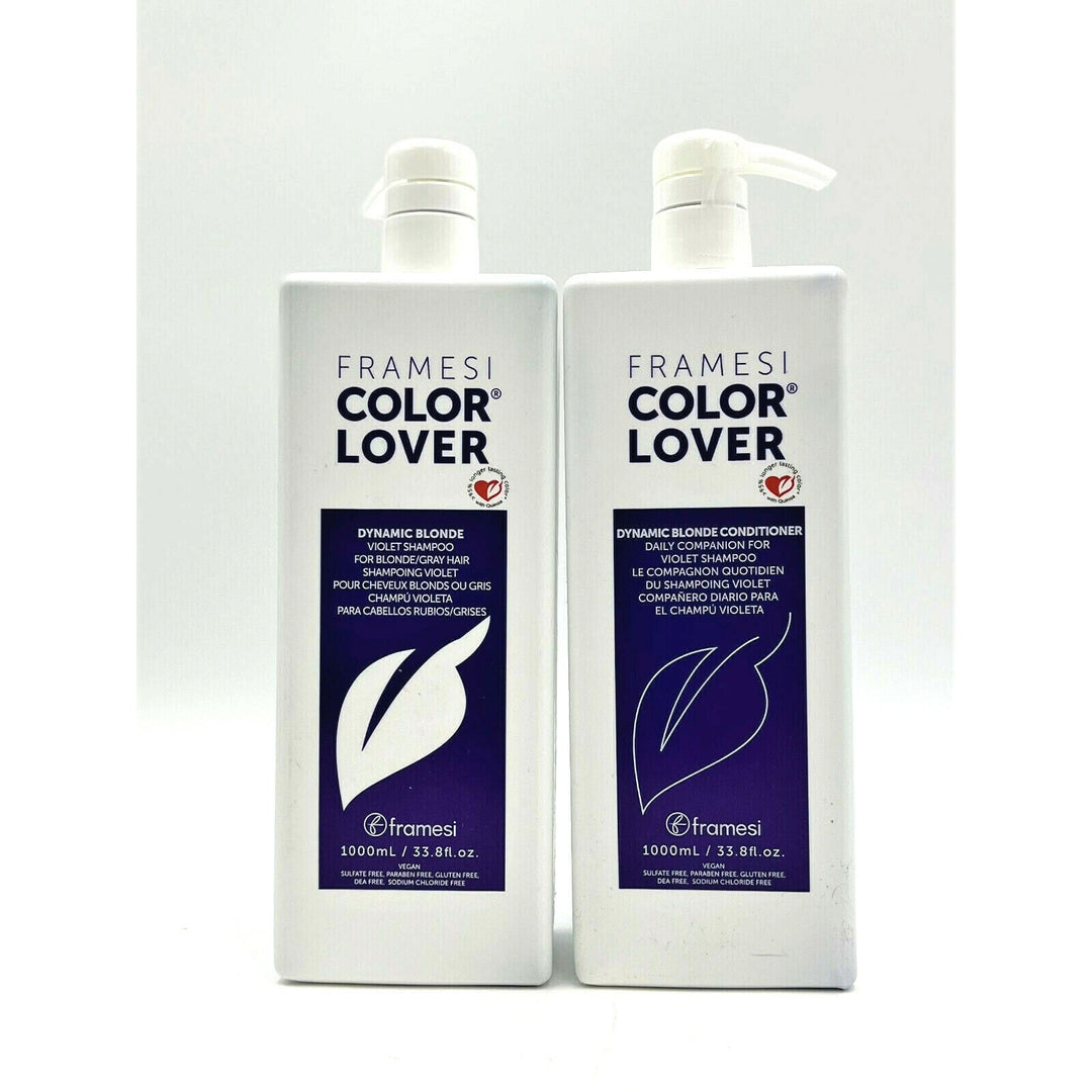 Framesi Color Lover Dynamic Blonde Shampoo & Conditioner 33.8 oz Duo