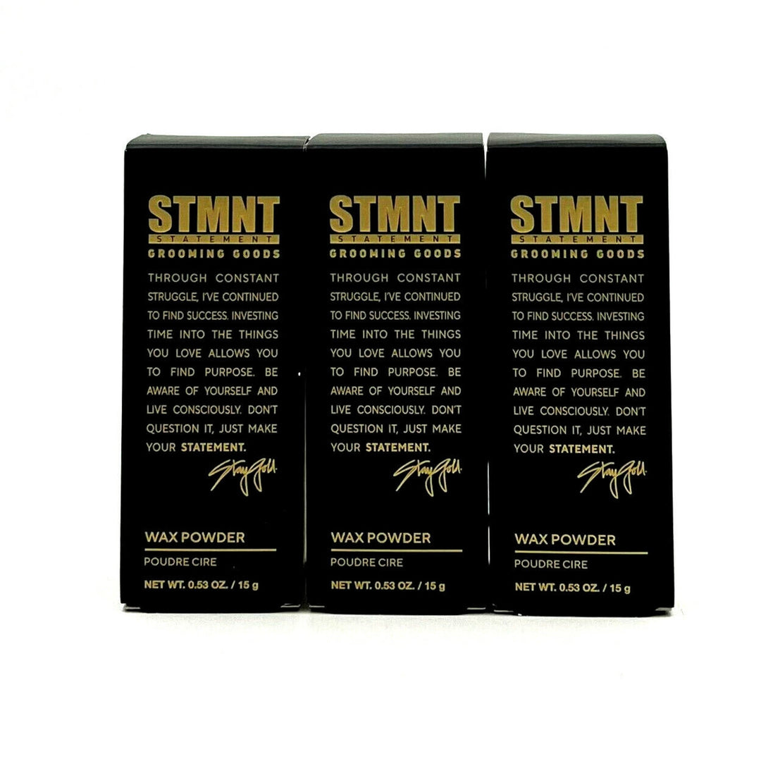 STMNT Grooming Goods Wax Powder 0.53 oz-3 Pack