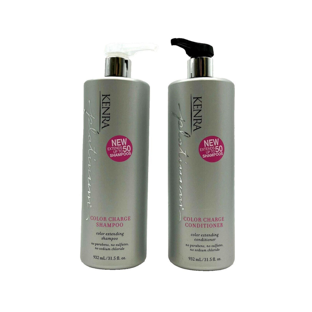 Kenra Platinum Color Charge Shampoo & Conditioner Color Extending 31.5 oz