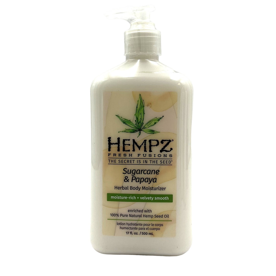 Hempz Sugarcane & Papaya Herbal Body Moisturizer 17 fl.oz-5 Pack