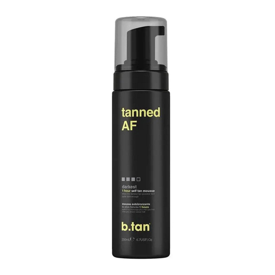 B.Tan Tanned AF Self Tan Mousse 6.7 oz