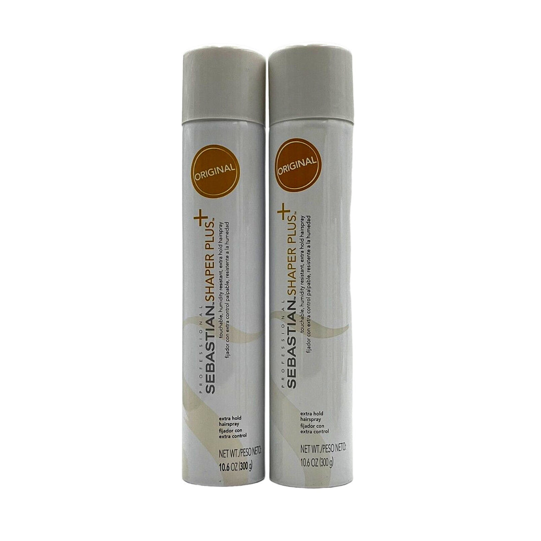 Sebastian Shaper Plus Original 80% Extra Hold Hairspray 10.6 oz-2 Pack