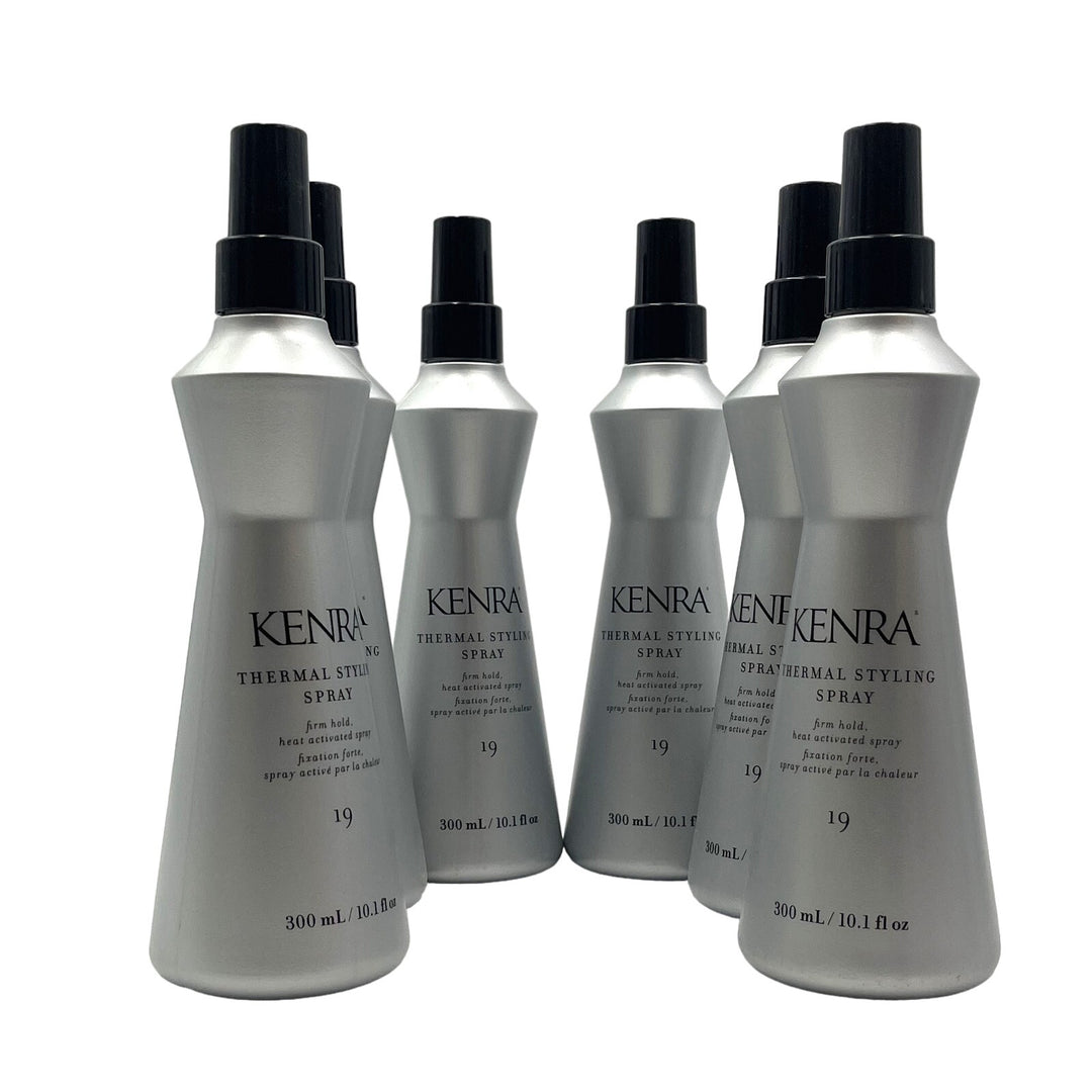 Kenra Thermal Styling Spray Firm Hold Heat Activated Spray #19 10.1 oz-6 Pack