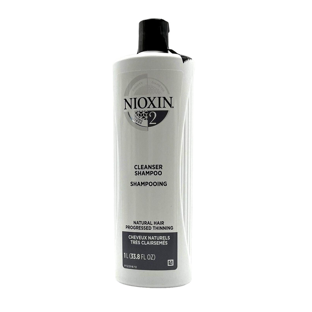 Nioxin System 2 Cleanser Shampoo - Natural Hair Processed Thinning 33.8 oz