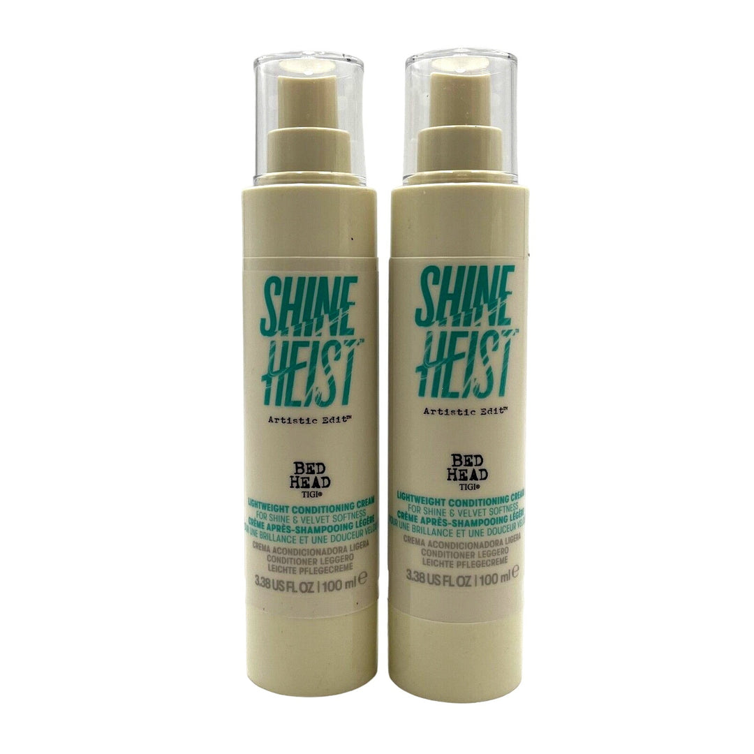 TIGI Bed Head Shine Heist Lightweight Conditioning Cream 3.38 oz-2 Pack